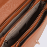 Sac porté épaule 1 anse Hexagona, sac porté épaule 1 anse classe et moderne femme en cognac