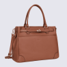 Sac cabas porté épaule Hexagona, sac cabas porté épaule classe et moderne femme en terre