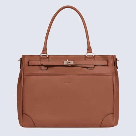 Sac cabas porté épaule Hexagona, sac cabas porté épaule classe et moderne femme en terre