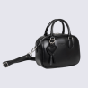 Sac porté main deux poignées Hexagona, sac porté main deux poignées classe et moderne femme en noir