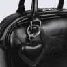 Sac porté main deux poignées Hexagona, sac porté main deux poignées classe et moderne femme en noir