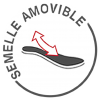 Ara semelle amovible